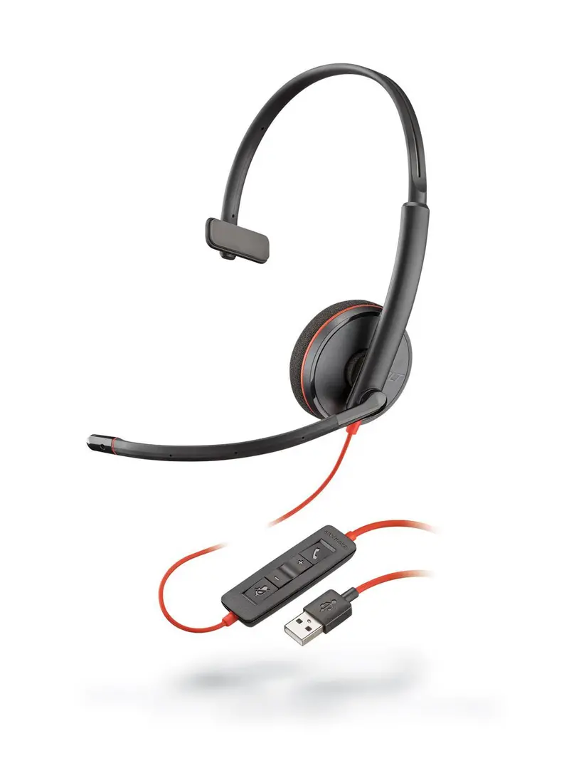 Poly Blackwire 3210 Usb-A Wired Headset – Entry-Level Uc Stereo Headset 1