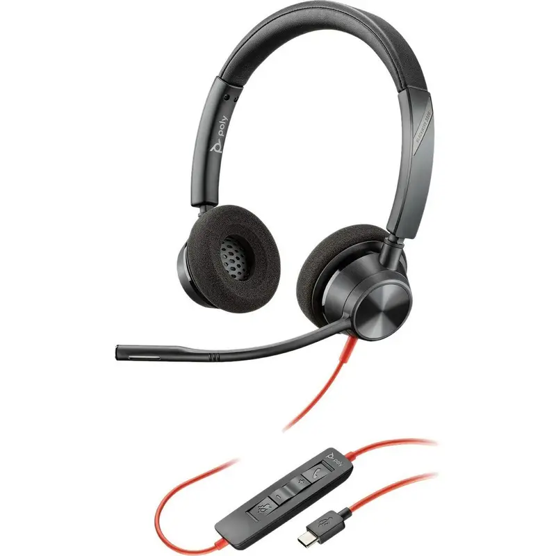 Poly Blackwire 3320 Usb-C Wired Headset – Comfort-Focused Communication Headset 1