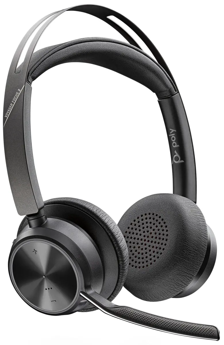 Poly Voyager Focus 2 Uc Black Headset — Usb-C & Bluetooth Dual-Connectivity With Smart Audio Features 1