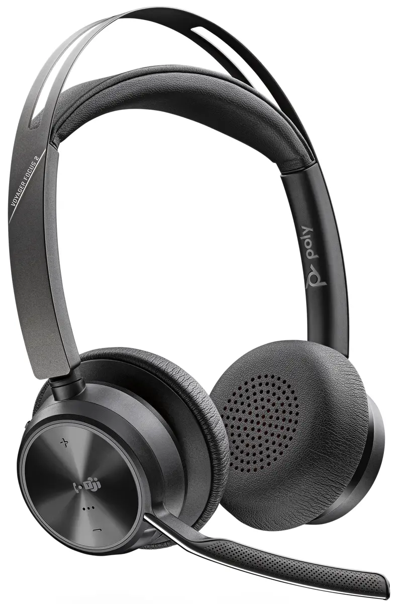 Poly Voyager Focus 2 Uc Headset — Dual-Mode Usb-C & Bluetooth, Ai-Powered Noise Cancellation 1
