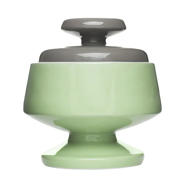 Pop Art Sugar Dispenser – Green & Brown, 0.5 L / 12 X 16 Cm 1