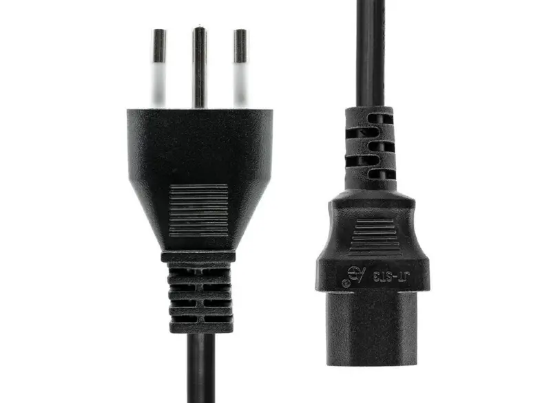 Proxtend 3-Meter Italy Type L To C13 Power Cord – Black 1