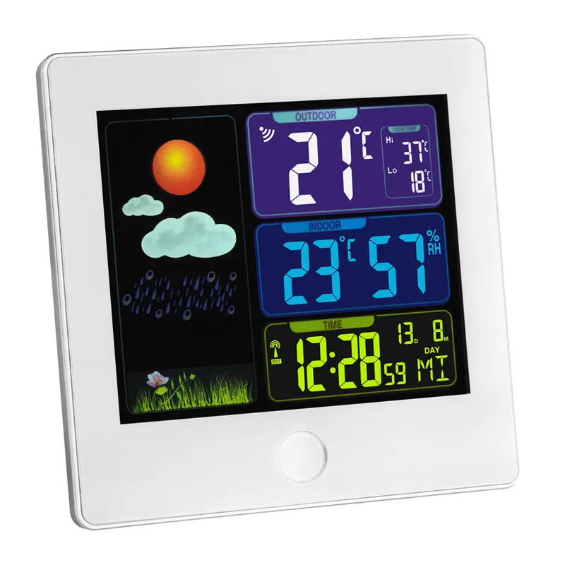 Radio-Controlled Weather Station – Sun Model (12 × 2.5 × 12 Cm) 1