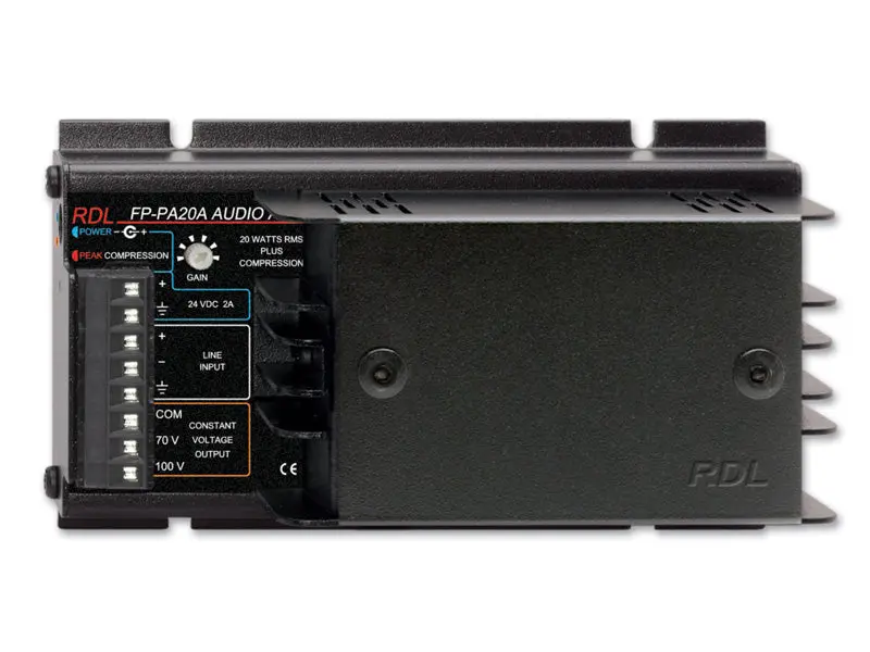 Radio Design Labs Fp-Pa20A 20W Mono Audio Amplifier — 70V/100V Line Output 1
