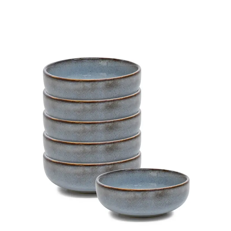 Relic Condiment Dish Set – Six 8 X 3Cm Mini Serving Bowls 1