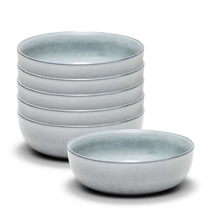 Relic Pasta Bowl Set – Six 18 X 6Cm Wide-Rimmed Bowls 1