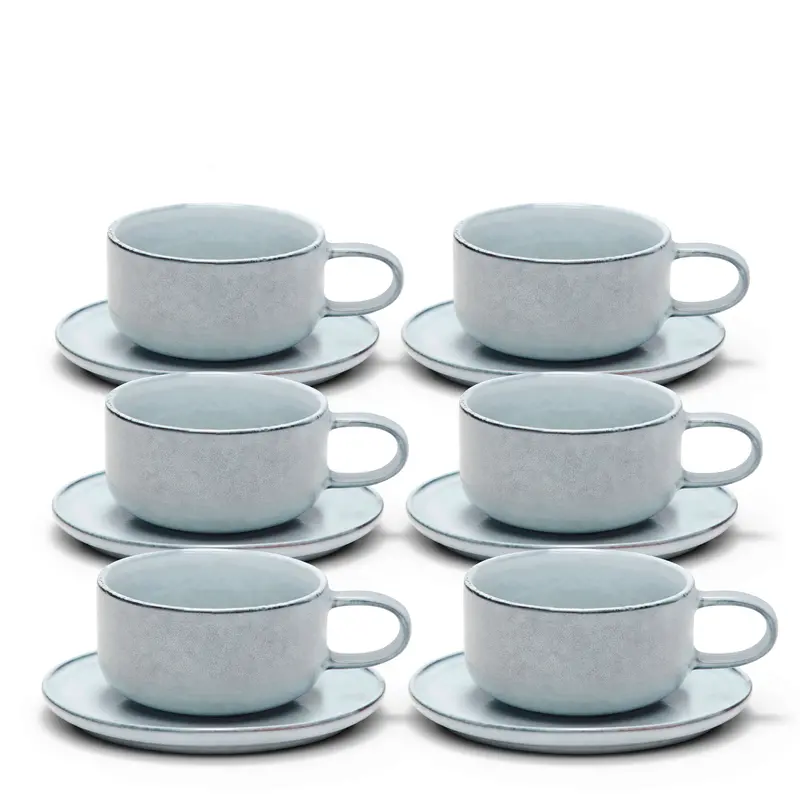 Relic Tea Set – Six 260Ml Cups With Matching Saucers 1