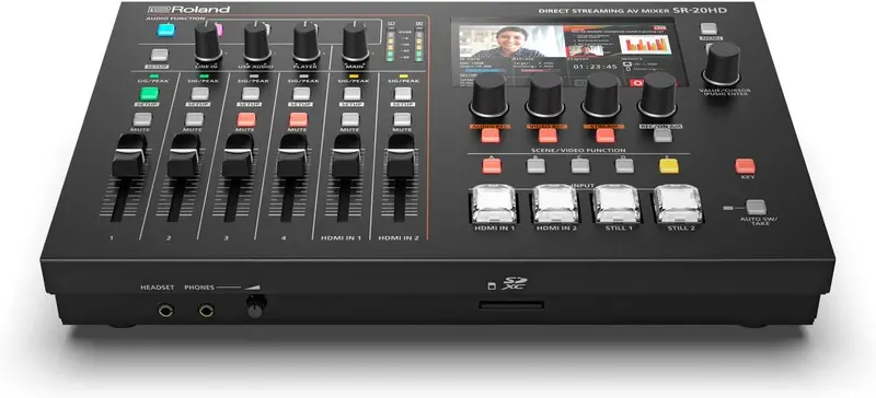 Roland Sr-20Hd Professional Av Mixer For Direct Streaming & Recording 1