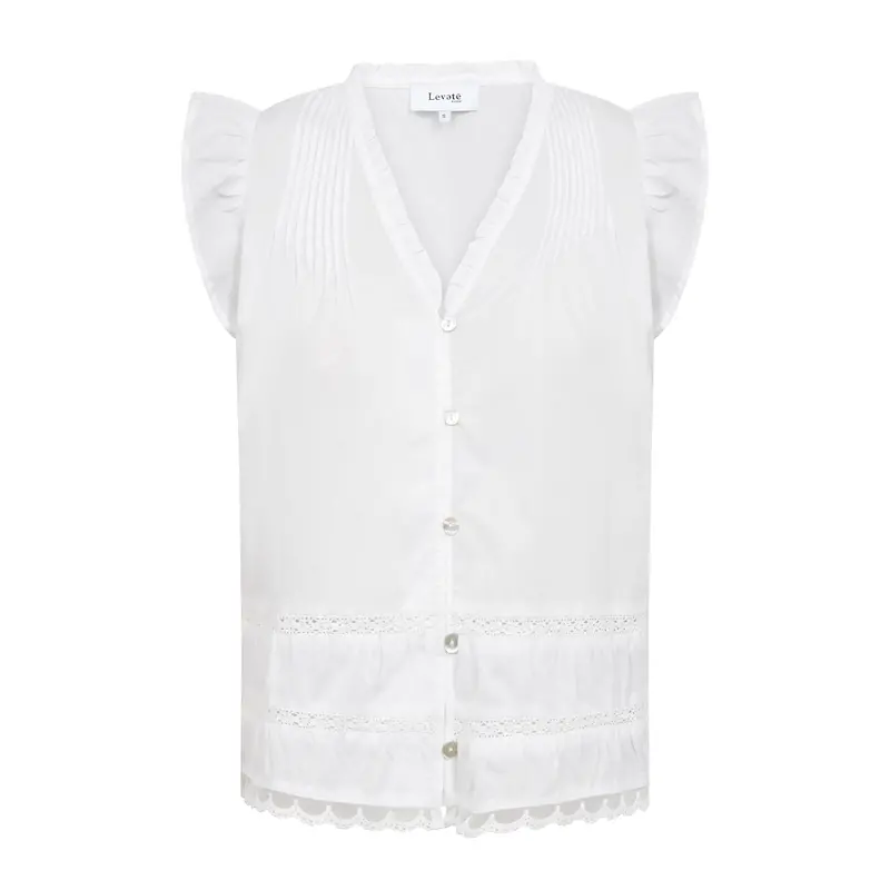 Rosy 2 Minimalist Top In Bright White 1