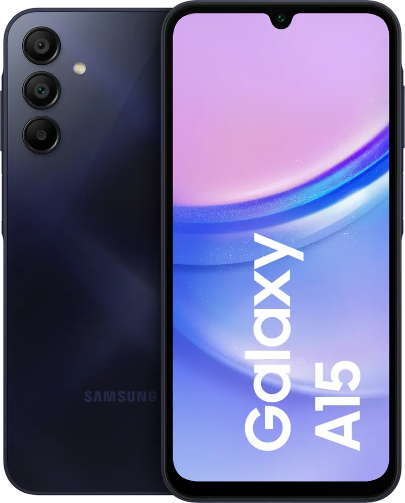 Samsung Galaxy A155F – 6.5-Inch Android 14 Dual Sim Smartphone, 4Gb+128Gb, Black/Blue 1