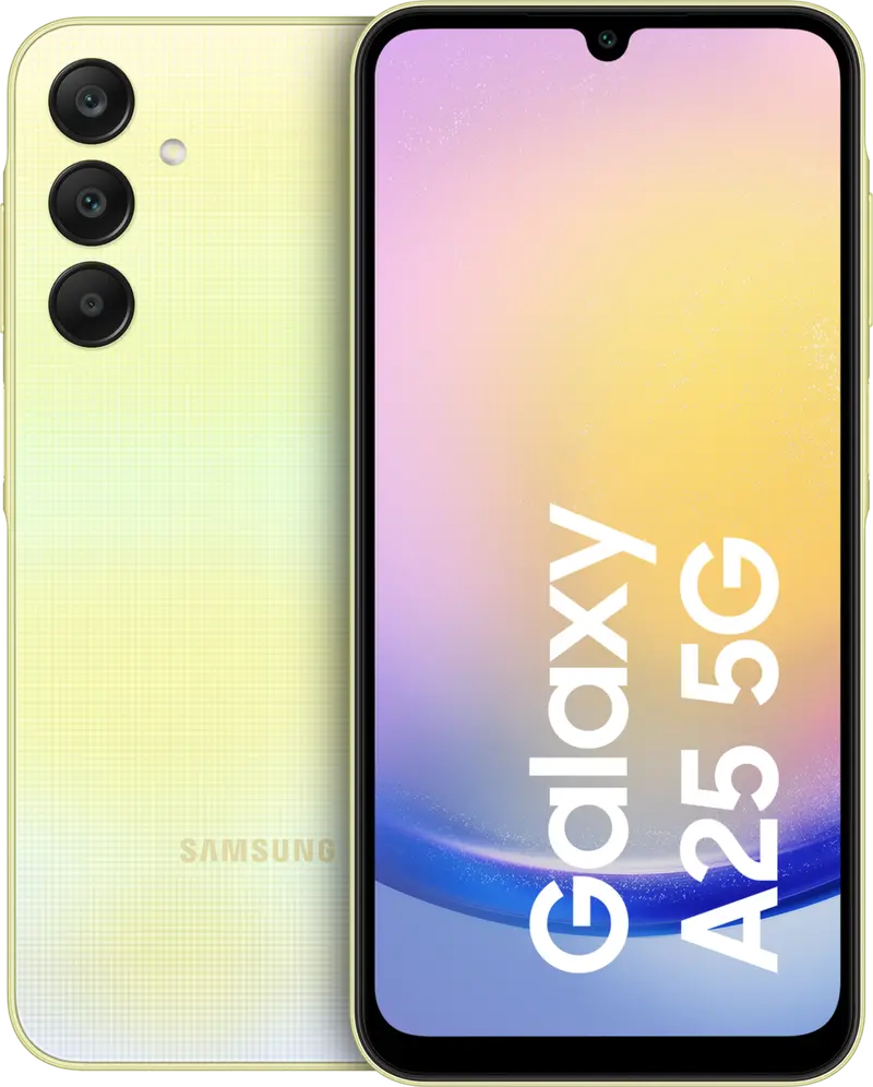 Samsung Galaxy A25 5G Yellow Smartphone – 6.5-Inch Super Amoled, Android 14, 6Gb Ram, 128Gb Storage | Sm-A256Bzydeub 1