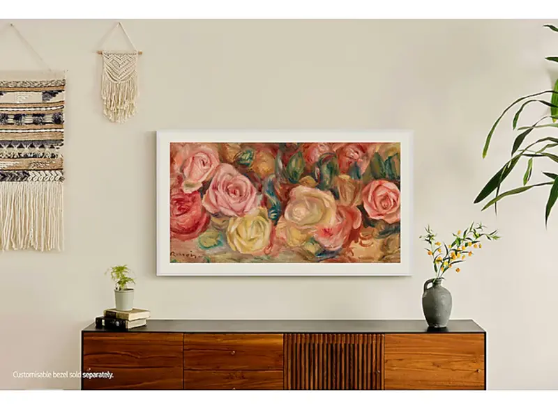 Samsung Qe75Ls03Dauxxu 75" Canvas Tv — 4K Uhd Smart Television With Ambient Mode 1