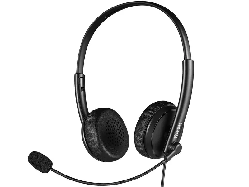 Sandberg 2-In-1 Office Headset – Dual Connectivity Via 3.5Mm Jack & Usb | 126-21 1