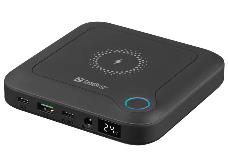 Sandberg All-In-One Laptop Power Bank – 24,000 Mah With Usb-C Pd & Multiple Ports | Model 420-57 1