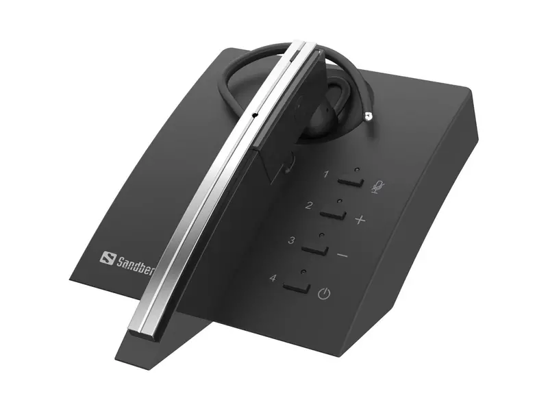 Sandberg Business Pro Wireless Earset — Bluetooth 5.0, All-Day Battery & Hd Voice Clarity 1