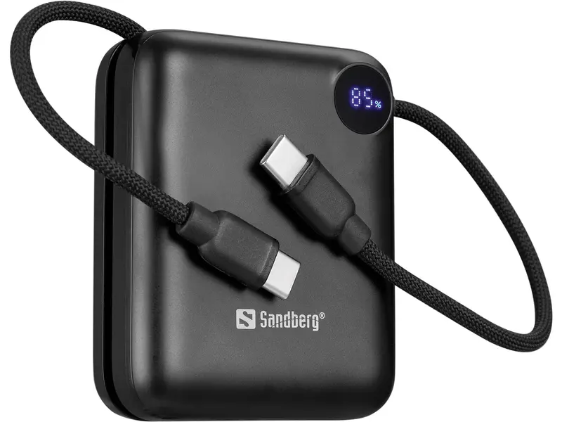 Sandberg Pd 20W Usb-C Power Bank – 10,000 Mah Fast-Charging Portable Battery | Model 421-26 1