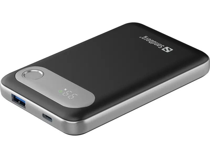 Sandberg Travel Powerbank – 10,000Mah Lightweight Portable Charger With 20W Pd (Model 421-16) 1