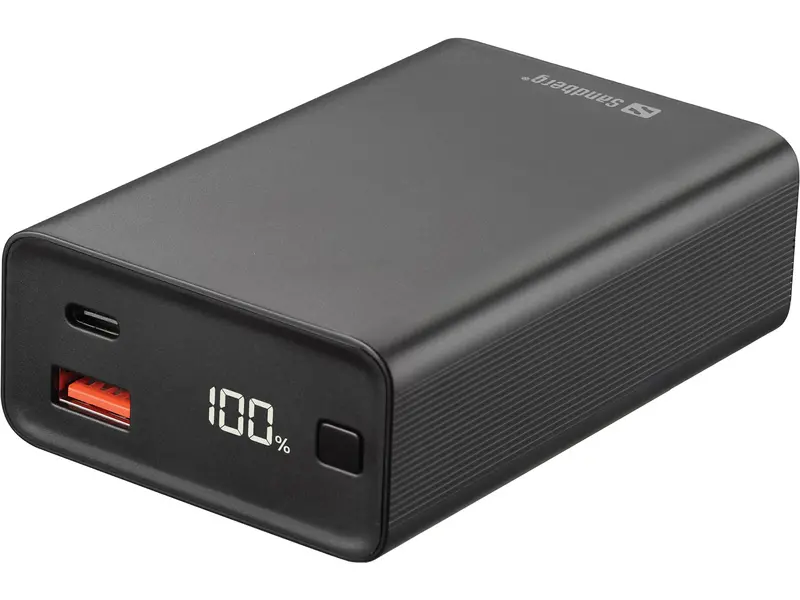 Sandberg Travel Powerbank – 20,000Mah Portable Charger With Usb-C Pd 65W (Model 420-95) 1