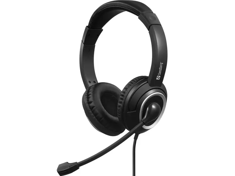 Sandberg Usb-C Chat Headset – Lightweight Mono Headset With Usb-C Interface (126-47) 1