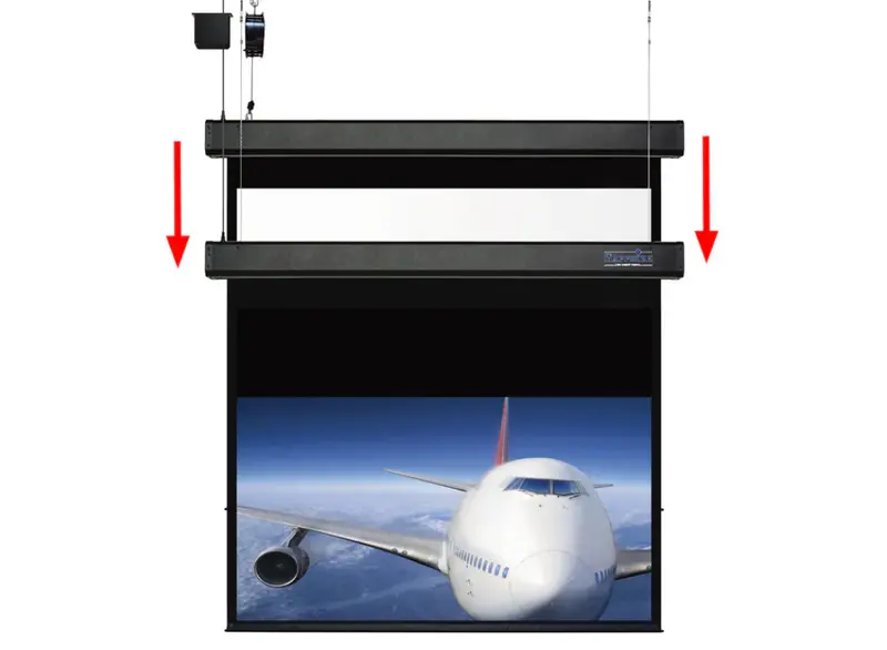 Sapphire Smart Move Motorized Projector Screen — 2030 × 1145 Mm, 16:9 Aspect Ratio, Rear Projection Fabric | Ssm200Radwsf 1