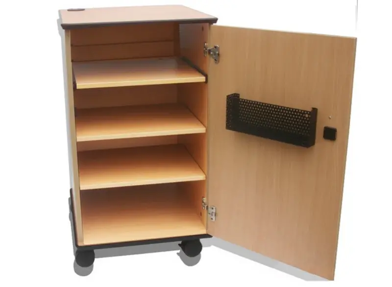 Sapphire Strv102D Av Cabinet — Pre-Assembled Triple-Shelf Media Console In Dark Finish | Strv102D 1