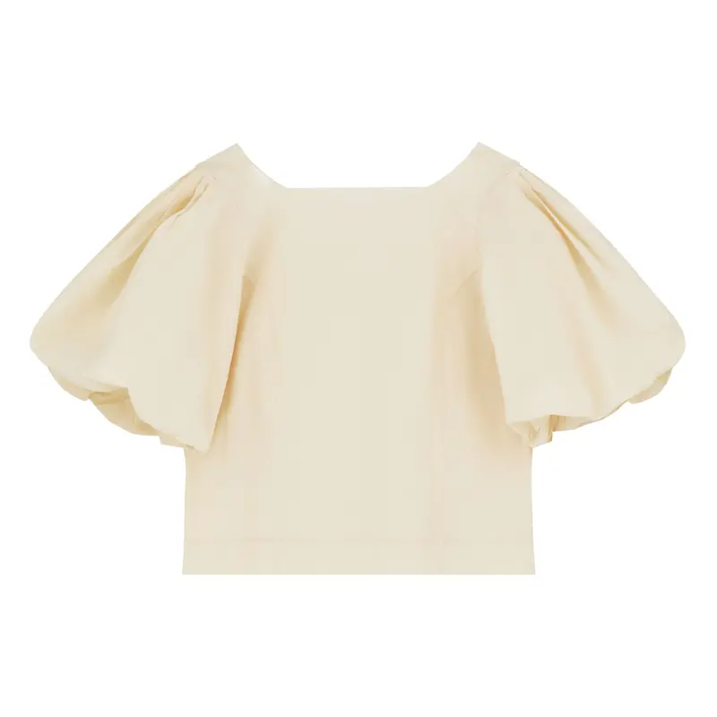 Sevilla Silk-Blend Blouse In Ivory 1