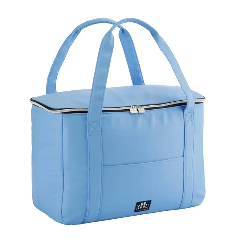 Sky Blue 'City' Large Thermal Tote – 28 L, 44×22×29 Cm 1