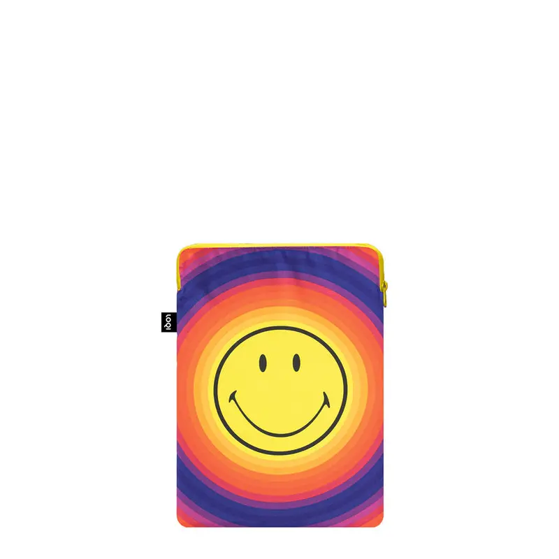 Smiley 'Rainbow Capsule' Laptop Sleeve – 36×26.5×1.5 Cm 1