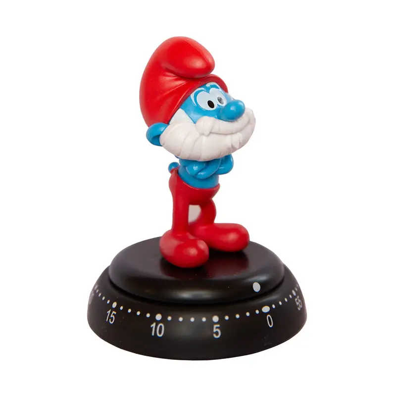 Smurfs Grand Papa Mechanical Timer – 8 Cm Ø × 10 Cm 1
