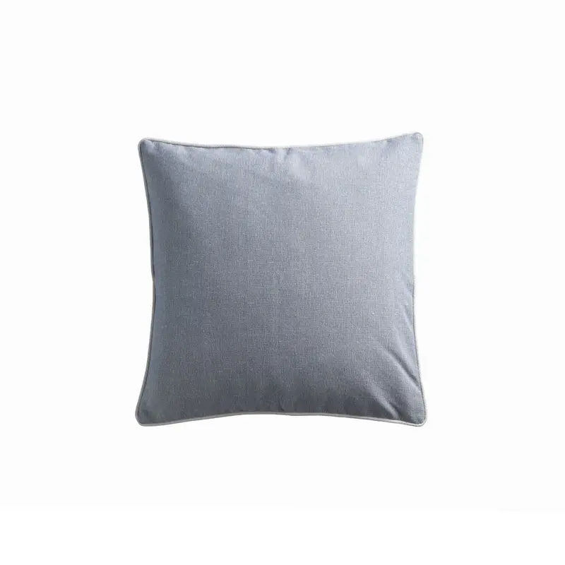 Solid Denim Blue Cushion Cover (50X50 Cm) 1