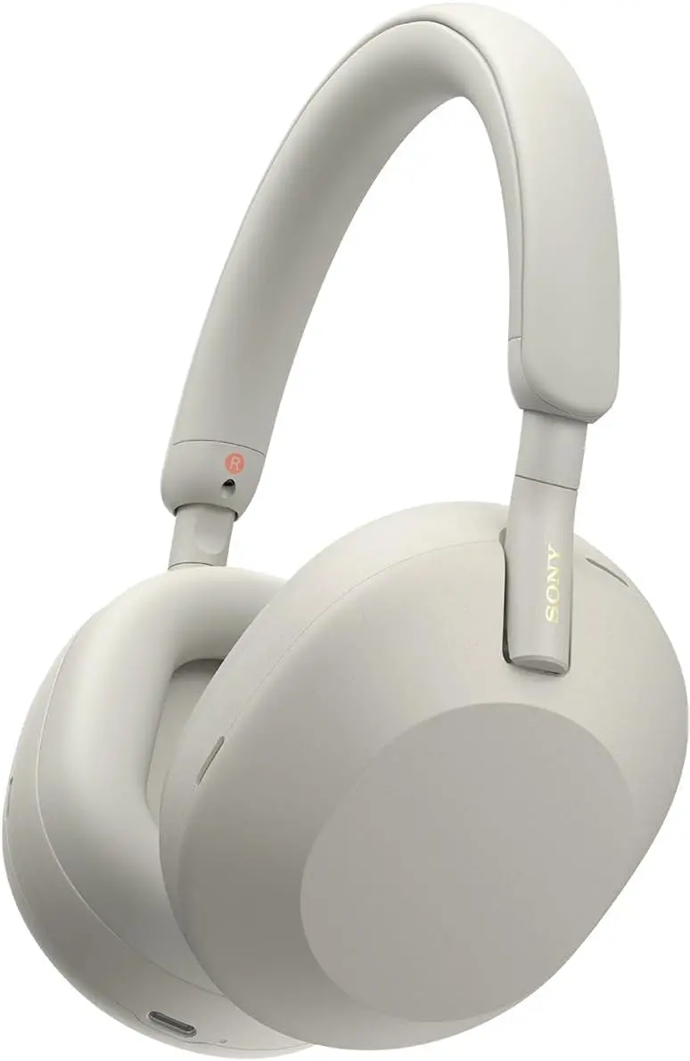 Sony Wh-1000Xm5 Wireless Headphones – Premium Anc, Hi-Res Audio & Hybrid Connectivity | Silver 1