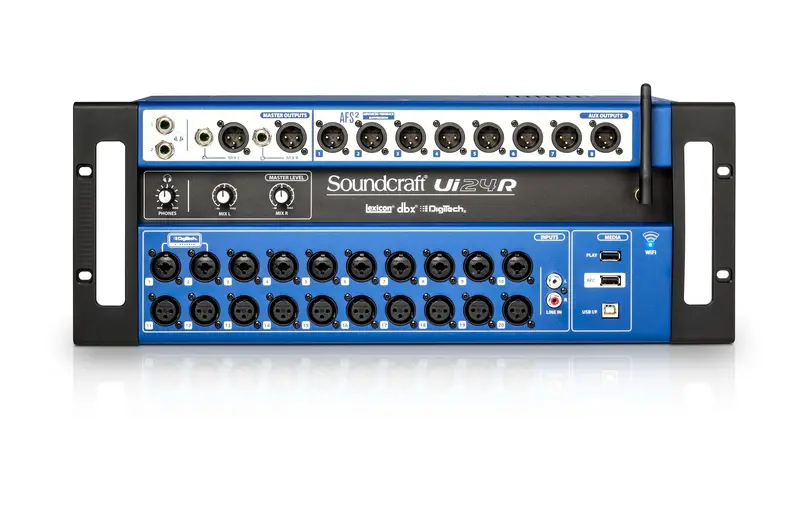 Soundcraft Ui24R – 24-Channel Digital Mixer With Usb Multitrack Recording & Wi-Fi Control 1