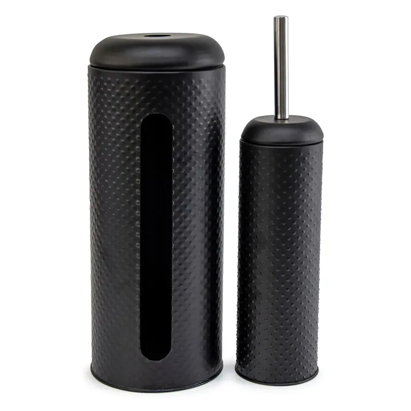Spot Bathroom Accessory Set – Toilet Brush & Roll Holder Duo 1