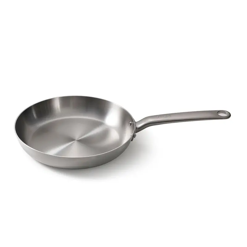 Stainless Steel Frying Pan – 28 Cm Ø × 5.5 L Capacity, 2.5 Mm Thick Tri-Ply Base 1