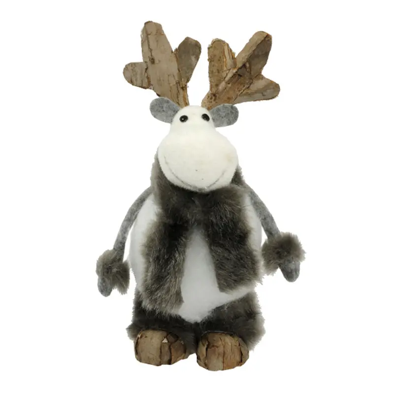 Standing Moose Figurine – 18X11X30 Cm 1