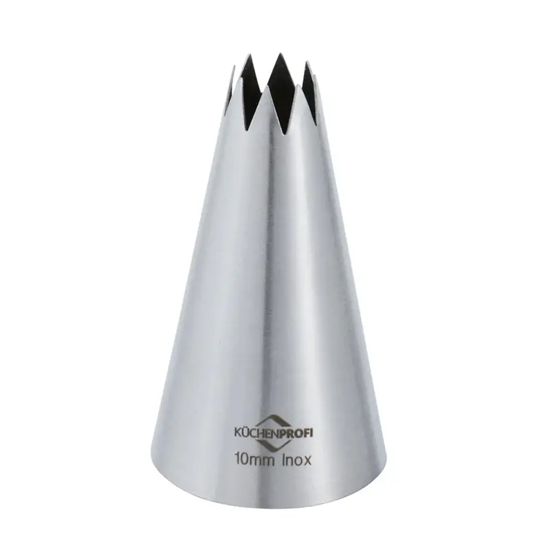 Star-Shape Piping Nozzle 'Bake' – 10 Mm Diameter, 3 × 5 Cm 1