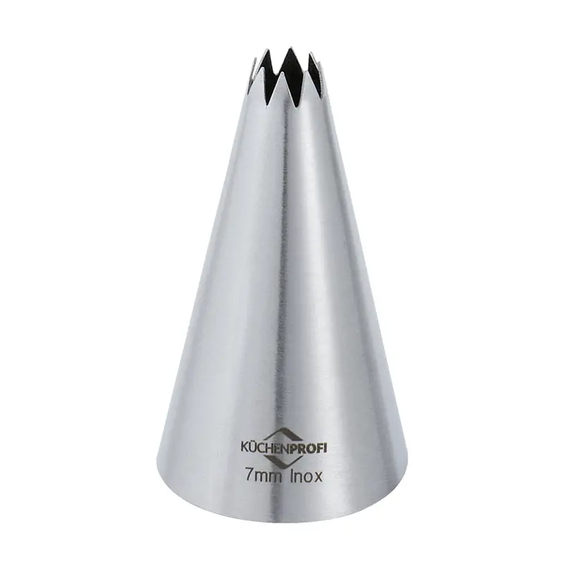 Star-Shaped Nozzle "Bake" – 7 Mm Diameter, 3×4.8 Cm Size 1