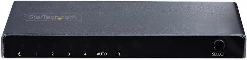 Startech 4-Port 8K Hdmi 2.1 Switch With Remote And Power Adapter 1