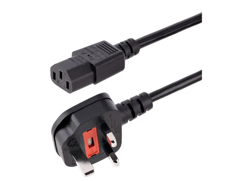 Startech Pxt101Uk3M – 3-Meter Uk 3-Pin Mains Power Cable For Computers & Peripherals 1