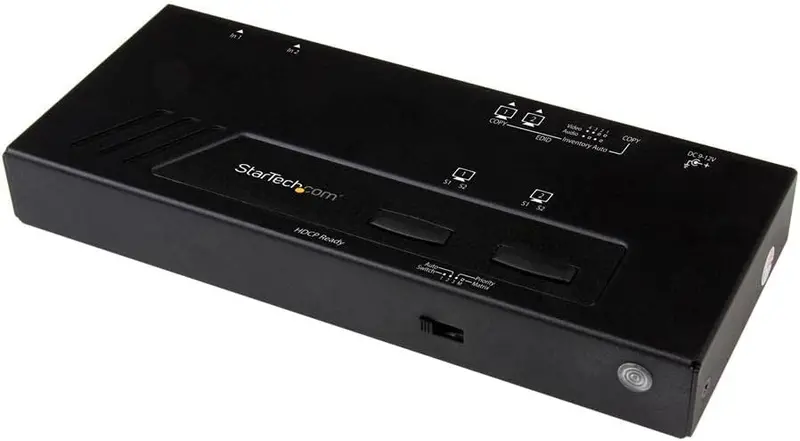 Startech Vs222Hd4K 2X2 Hdmi Matrix Switch Featuring 4K Fast Switching And Auto-Detection | Taa Certified 1