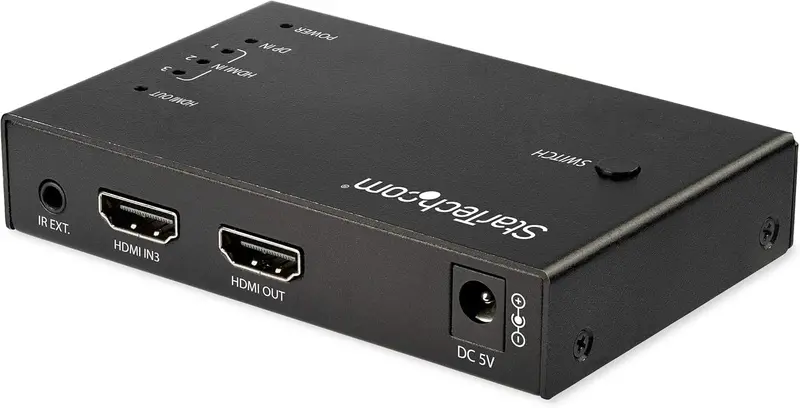 Startech Vs421Hddp 4K@60Hz 4-Port Hdmi Auto-Switching Hub 1