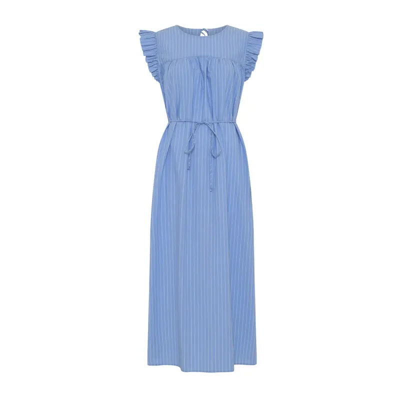 Stockholm Dress In Hydrangea Stripe 1
