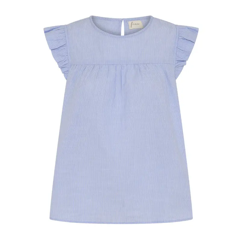 Stockholm Top In Baby Lavender Stripe 1