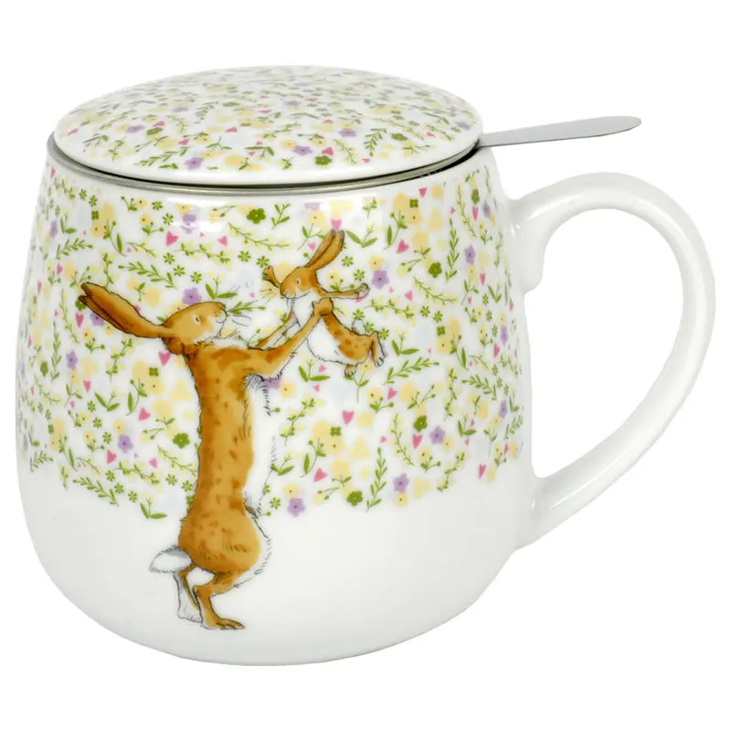 Tea Cup With Lid & Filter – 'To The Moon And Back' Design, 420 Ml, 8.5 Cm Ø × 10 Cm H 1