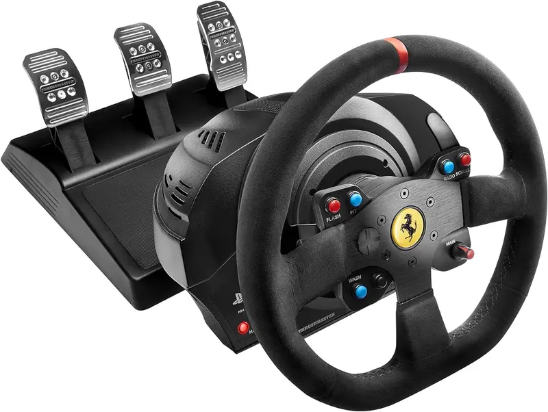 Thrustmaster T300 Ferrari Integral Alcantara Edition – Force Feedback Racing Wheel For Ps3/Ps4/Pc (4168055) 1