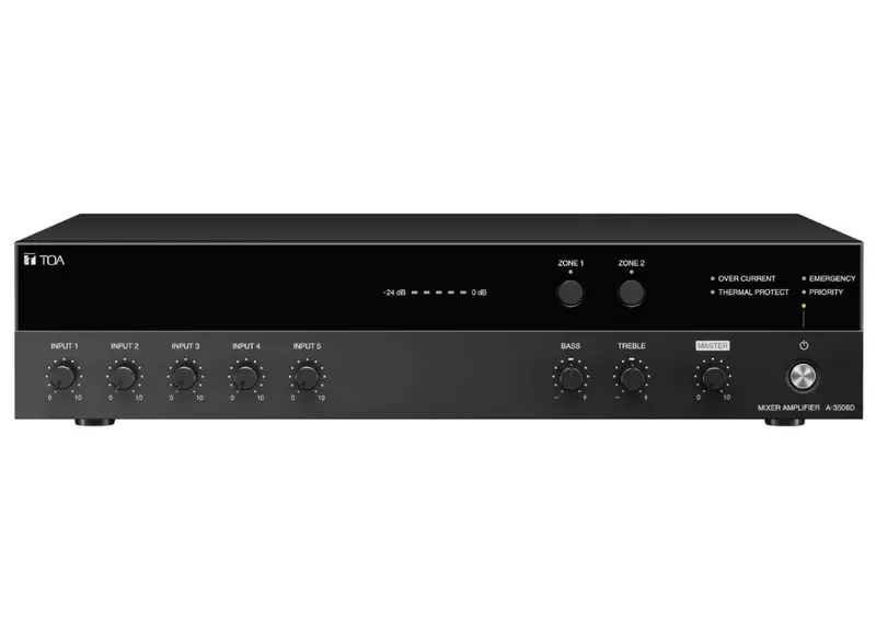 Toa A-3512D Five-Source Digital Mixer Amplifier 1