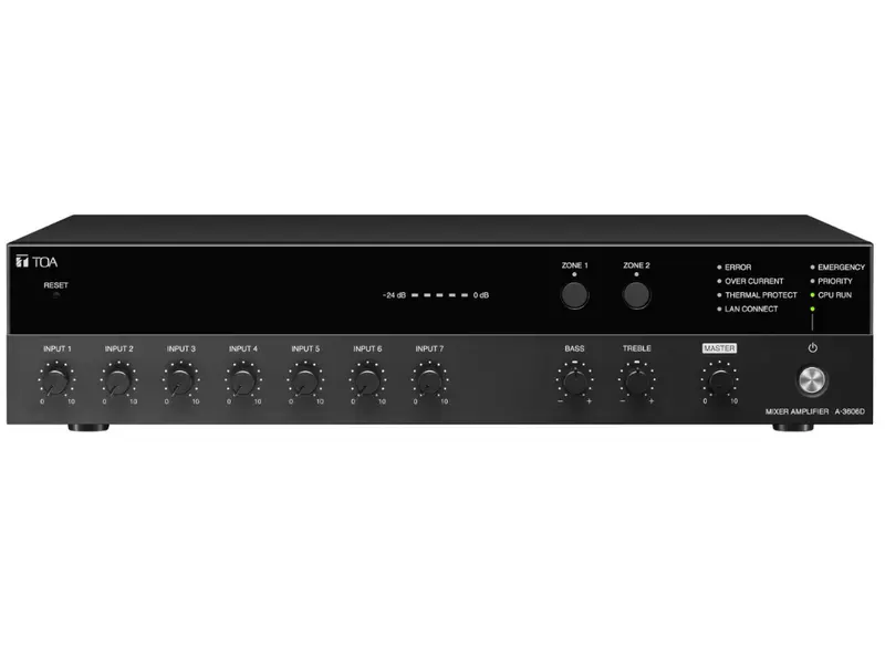 Toa A-3606D Four-Channel Digital Mixer Amplifier 1