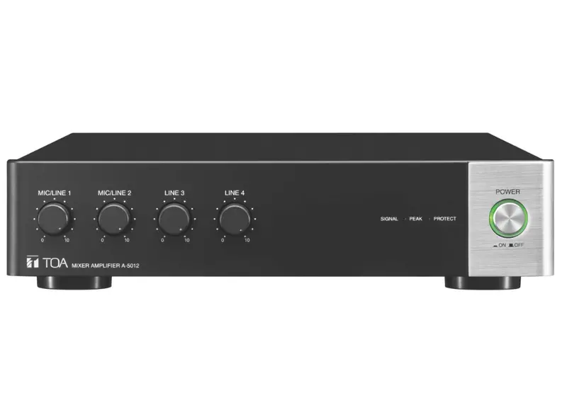 Toa A-5006 Half-Rack 60W Desktop Mixer Amplifier 1