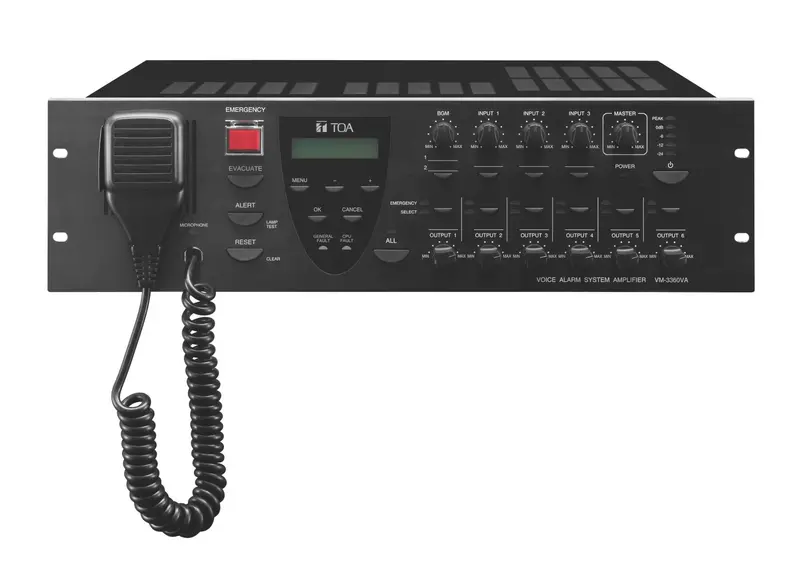Toa Vm-3360Va System Management Amplifier | Centralized Audio Control Unit 1