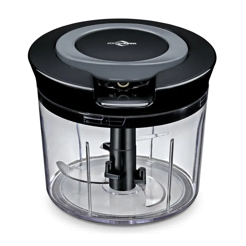 Turbo Food Chopper With 3 Stainless Steel Blades – 800 Ml, 15 × 11.5 Cm 1